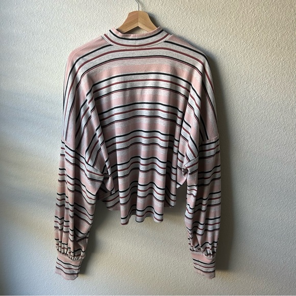 Free People Steph High Neck Balloon Sleeve Top - Picture 8 of 8